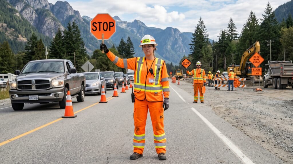 WorkSafeBC-compliant traffic control for construction, utility and event projects.
